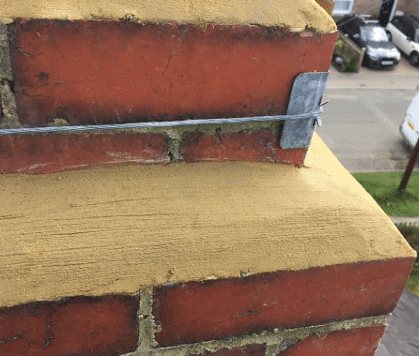 Chimney brickwork and new flaunching